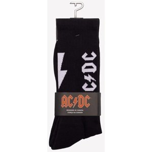 Perri's Leathers ACDC Lightning Strikes Crew Black
