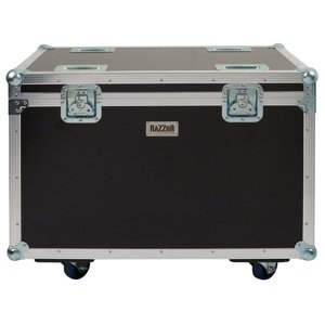 Razzor Cases Case for 4 x 32" monitors with stands and wheels