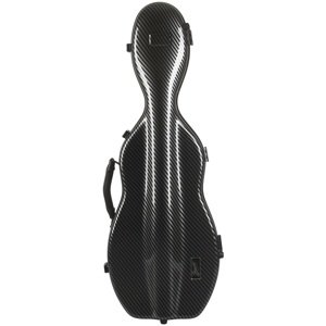 Bacio Instruments Fiberglass Violin Case Cello Style BK