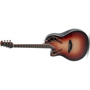 Ovation Celebrity Elite Plus Mid Cutaway Lefthand Ruby Burst