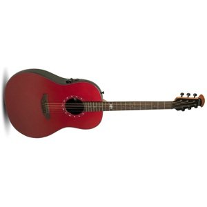 Ovation Pro Series Ultra Mid-Depth Non-Cutaway Vampira Red