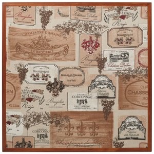 Razzor Acoustics Acoustic frame - Wine labels in a honey frame 600x600