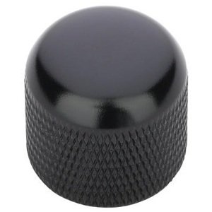 Warwick Split Shaft Potentiometer Dome Knob Black