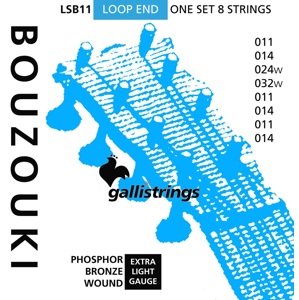 Galli LSB11 8-String Irish Bouzouki Phosphor Bronze