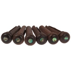 Razzor Bridge Pins Ebony & Abalone