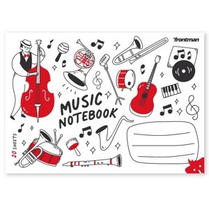 Frontman A5 - notový sešit
