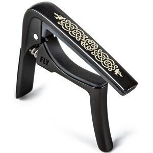 Dunlop Trigger Fly Capo Celtic Knot Edition Curved Black