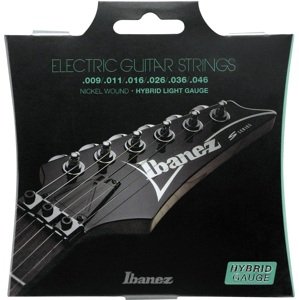 Ibanez String Set 6-Str. For Electric Guitar Nickel Wound, Hybrid Gaug