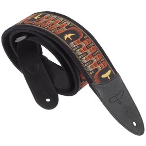 PRS 2.4" Padded Guitar Strap w/FLASH, Custom Jacquard Birds Wavelength
