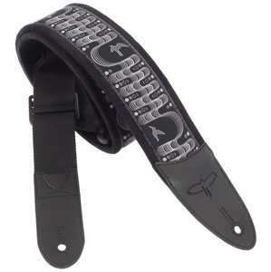 PRS 2.4" Padded Guitar Strap w/FLASH, Custom Jacquard Birds Wavelength