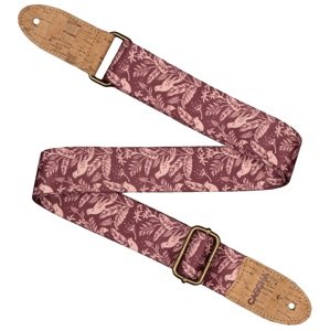 Cascha CUS-VC1 Ukulele Strap Vegan Cork Mauve Birds
