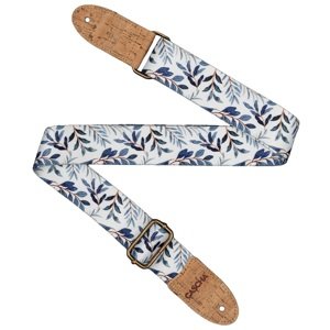 Cascha CUS-VC3 Ukulele Strap Vegan Cork Blue Twigs