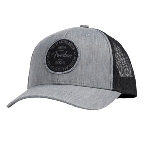 Fender Strat 70th Badge Hat, Gray Hthr, 1 size