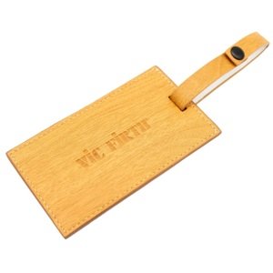 Vic Firth Woodgrain Luggage Tag