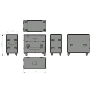 Razzor Cases Case pro L-Acoustics K3 rigging