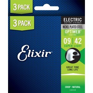 Elixir Optiweb Super Light 3-Pack