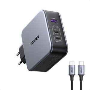 Ugreen Quick Charger 90549 with C/C cable 2 m, USB-A+2*USB-C 140W GaN