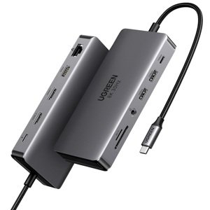 Ugreen 15965 11-in-1 USB-C Hub (10Gbps USB 3.2, Dual HDMI)