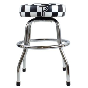 Perri's Leathers Checkered Bar Stool