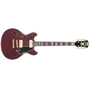 D'Angelico Deluxe Mini DC Trans Wine