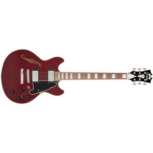 D'Angelico Premier Mini DC Burnt Red