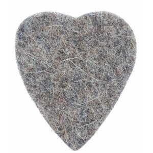 Timber Tones Felt Tones Heart Grey Wool Felt