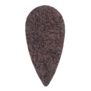 Timber Tones Felt Tones Teardrop Brown Wool Felt