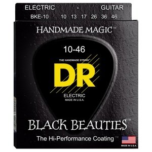 DR Strings Black Beauties BKE-10