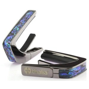 Thalia Shell Collection Blue Abalone Black Chrome