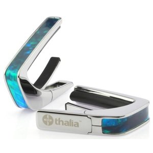 Thalia Shell Collection Teal Angel Wing Chrome