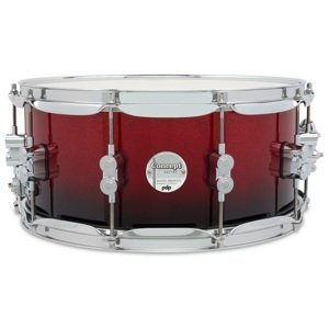 PDP 14" x 6,5" Concept Maple Red to Black Fade Lacquer