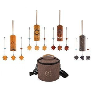 Meinl Sonic Energy 4 pc Cosmic Bamboo Chime Set + Stand