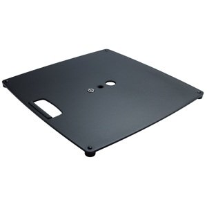 K&M 26715 Base plate L Black