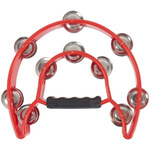 Cega Double Row Tambourine Red