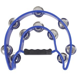 Cega Double Row Tambourine Blue