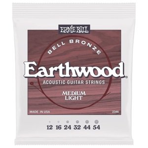 Ernie Ball Medium Light Earthwood Bell Bronze Acoustic 12-54