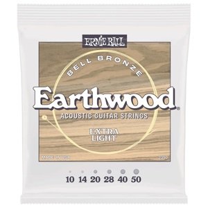 Ernie Ball Extra Light Earthwood Bell Bronze Acoustic 10-50