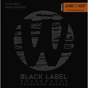 Warwick Black Label Acoustic Phosphor Bronze 4 Medium .045-.105 Medium