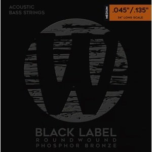 Warwick Black Label Acoustic Phosphor Bronze 5 Medium .045-.135 Long S
