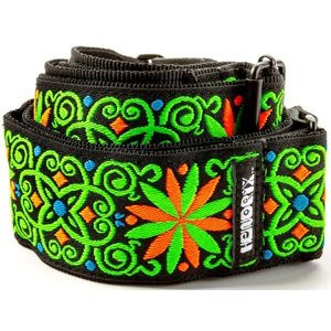 Dunlop Jimi Hendrix Blacklight Fillmore Green Strap
