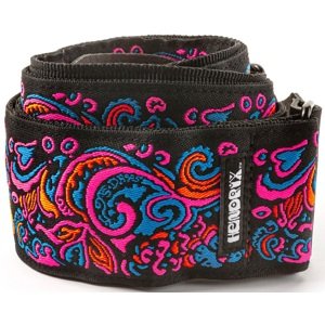 Dunlop Jimi Hendrix Blacklight Love Drops Pink Strap