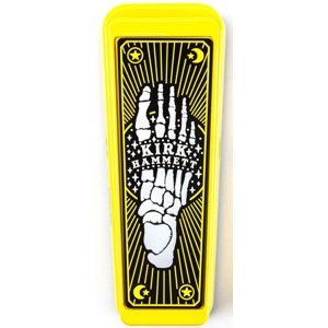 Dunlop Kirk Hammett Cry Baby Wah Yellow Sparkle Edition