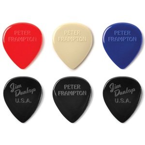 Dunlop Peter Frampton Vintage Jazz Teardrop Pick - 6 Pack