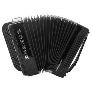 Hohner Fun Nova II 80 light, black celluloid, B-stepped (použité)
