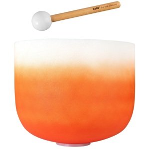 Sela Crystal Singing Bowl Chakra 13" - Orange, Sacral, D (432Hz)