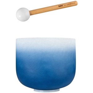 Sela Crystal Singing Bowl Chakra 9" - Indigo, Third Eye, A (432Hz)