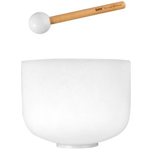 Sela 10" Crystal Singing Bowl Frosted G - 440 Hz