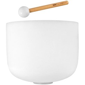 Sela 14" Crystal Singing Bowl Frosted C - 440 Hz