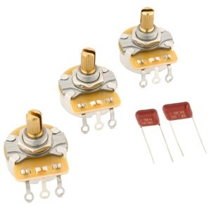 Fender Stratocaster Split Shaft Potentiometer And Capacitor Kit 3-Pack