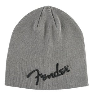 Fender Logo Beanie Charcoal Heather Gray One Size